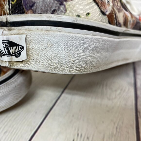 Vans Off the Wall Unisex Shoes Men Size 9.5 Women Size 11 ASPCA Cats Prints - Picture 16 of 16